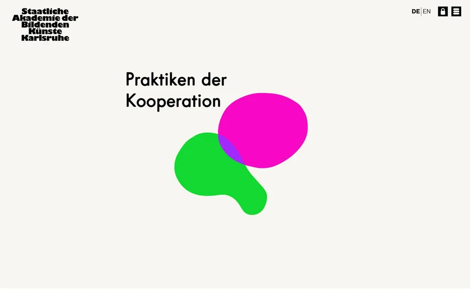 Staatliche Akademie der Bildenden Künste Karlsruhe – Ansicht der Anbieter-Website