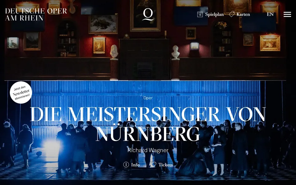 Deutsche Oper am Rhein – Ansicht der Anbieter-Website