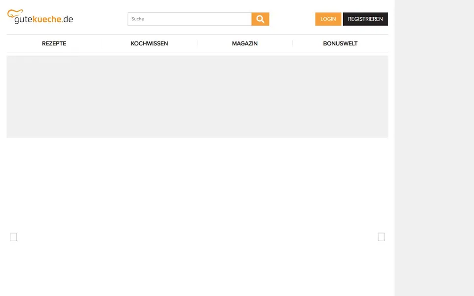 GuteKueche.de – Ansicht der Anbieter-Website